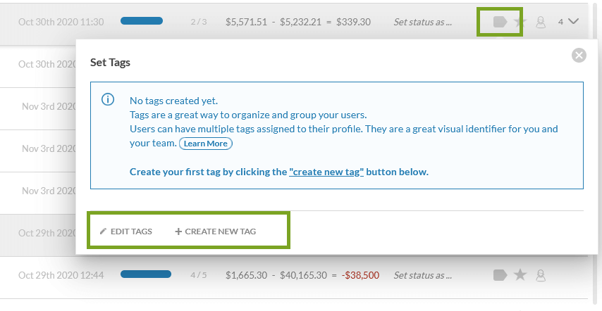 create new tag